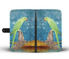 Rose Ringed Parakeet Print Wallet Case