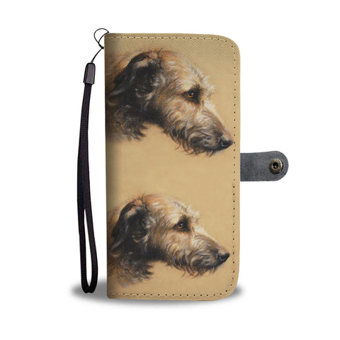 Amazing Irish Wolfhound Dog Print Wallet Case