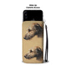 Amazing Irish Wolfhound Dog Print Wallet Case