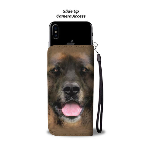 Leonberger Dog Print Wallet Case