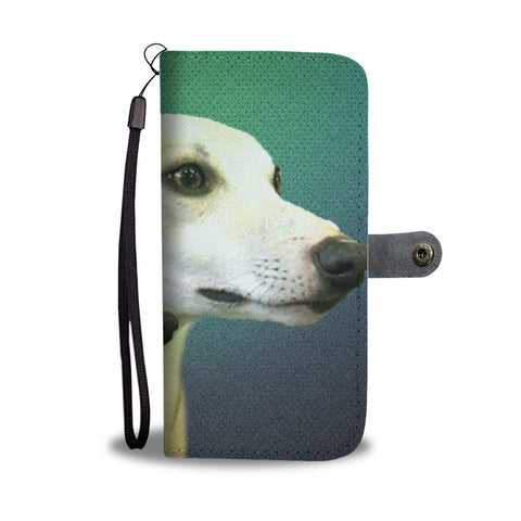 Amazing Whippet Dog Print Wallet Case