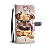 Cute Brussels Griffon Puppy Print Wallet Case