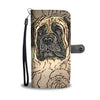 English Mastiff Dog Print Wallet Case