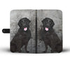 Flat Coated Retriever Print Wallet Case