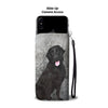 Flat Coated Retriever Print Wallet Case