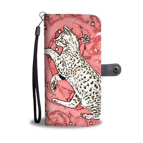 Ocicat in heart Print On Pink Wallet Case