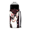 Cornish Rex Cat With Love Print Wallet Case