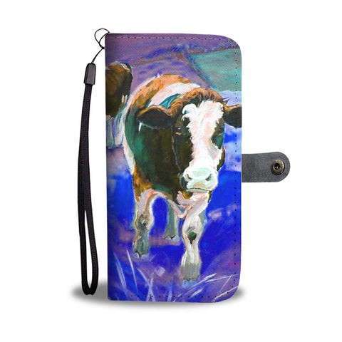 Holstein Friesian Cattle (Cow) Print Wallet Case