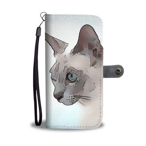 Tonkinese cat Print Wallet Case