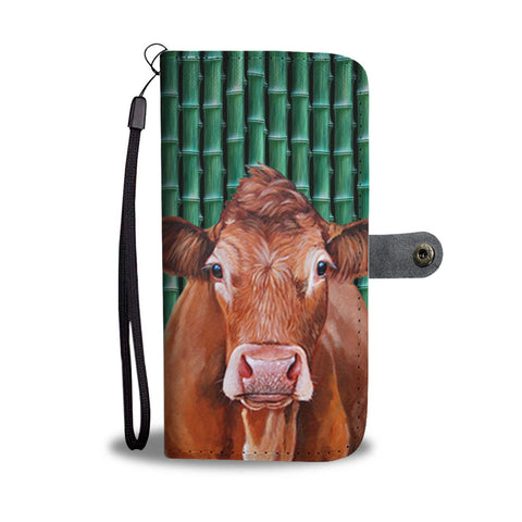Lovely Limousin Cattle (Cow) Print Wallet Case