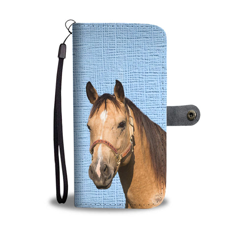 Lovely Quarter Horse Print Wallet Case