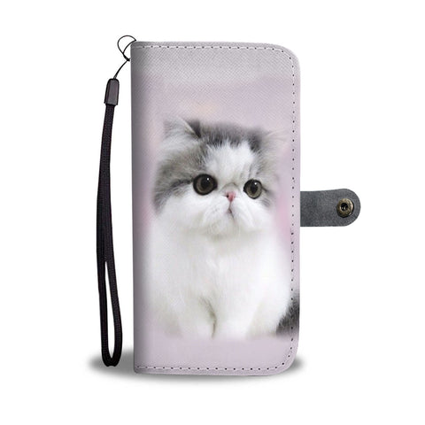 Exotic Shorthair Cat Print Wallet Case