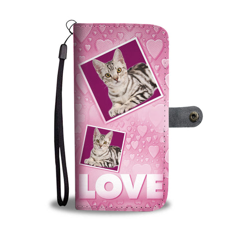 American Shorthair Cat Print Wallet Case