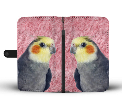 Cockatiel Parrot Print Wallet Case