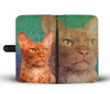 LaPerm Cat Print Wallet Case