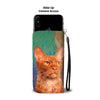 LaPerm Cat Print Wallet Case