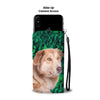 Amazing Aidi Dog Pattern Print Wallet Case