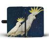 Lovely Cockatoo Parrot Print Wallet Case