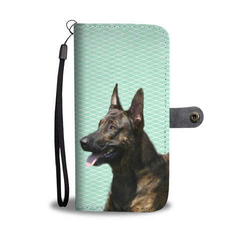 Amazing Dutch Shepherd Dog Pattern Print Wallet Case