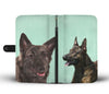 Amazing Dutch Shepherd Dog Pattern Print Wallet Case