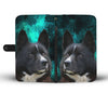 Cool Kerelian Bear Dog Pattern Print Wallet Case