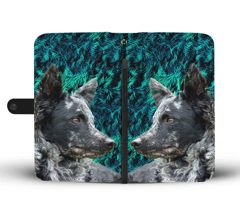 Amazing Mudi Dog Pattern Print Wallet Case