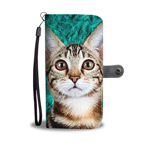 Lovely Sokoke Cat Print Wallet Case