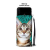 Lovely Sokoke Cat Print Wallet Case