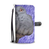 Cute Diamond Dove Bird Print Wallet Case