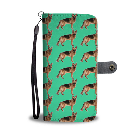 German Shepherd Amazing Pattern Print Wallet Case