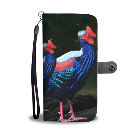 Hoogerwerf's Pheasant (Aceh Pheasant) Bird Print Wallet Case