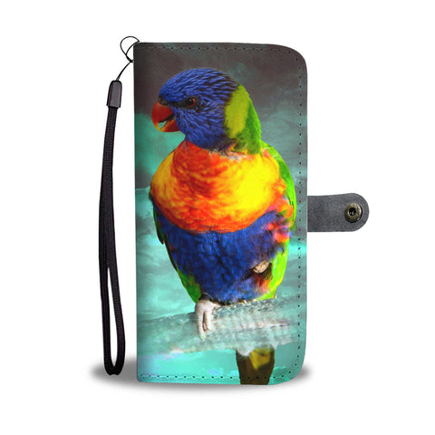 Lories And Lorikeets Parrot Print Wallet Case