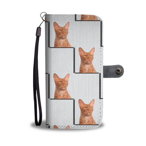 LaPerm Cat Print Wallet Case