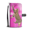 Pixie bob Cat Catching Love Print Wallet Case