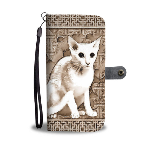 Oriental Shorthair Cat Print Wallet Case