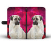 Anatolian Shepherd On Pink Print Wallet Case