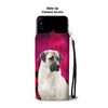 Anatolian Shepherd On Pink Print Wallet Case