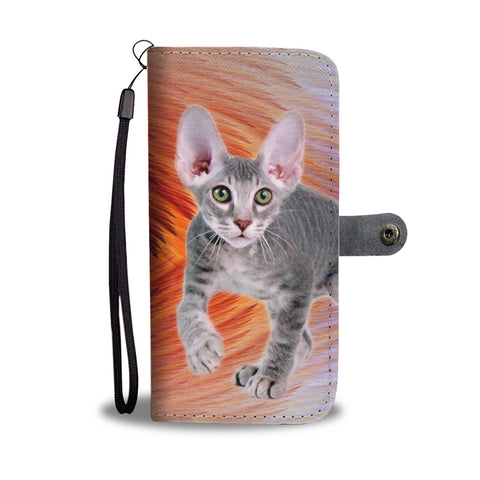 Peterbald Cat Print Wallet Case