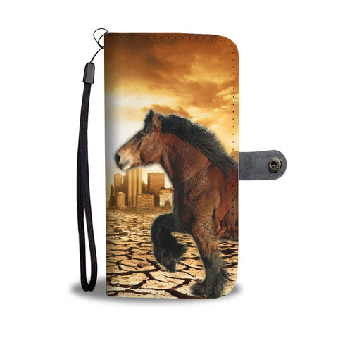 Belgian Horse Print Wallet Case