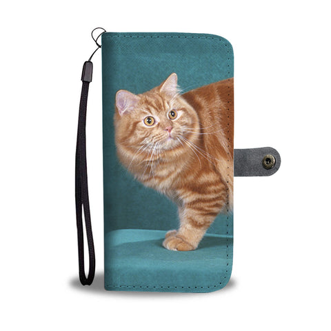 Cymric Cat Print Wallet Case