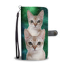 Singapura Cat Print Wallet Case