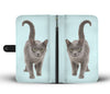 Amazing Korat Cat Walking Print Wallet Case