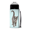 Amazing Korat Cat Walking Print Wallet Case