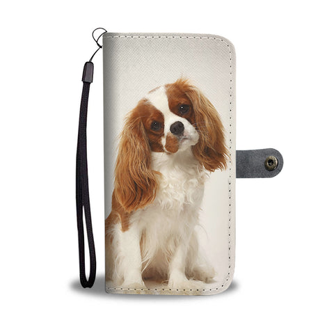 Lovely Cavalier King Charles Spaniel Print Wallet Case