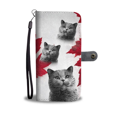 Cute British Shorthair Print Wallet Case