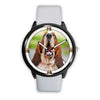Basset Hound Dog Print Wrist watch
