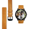 Rough Collie Dog Print Wrist watch