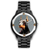 Doberman Pinscher Dog Art Print Wrist watch