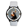 Doberman Pinscher Dog Art Print Wrist watch