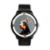 Doberman Pinscher Dog Art Print Wrist watch